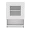 Tuhome Balboa Wall Cabinet, Towel Bar, 1 Door, White MLB8980 - alternate 6
